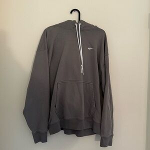 Nike Solo Swoosh Men's French Terry Pullover Hoodie, Medium